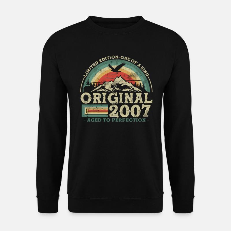 Joyeux Anniversaire 2007 - Sweat-shirt Unisexe - noir
