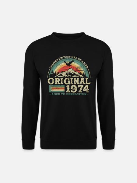 Jubiläum 1974 - Unisex Pullover - Schwarz