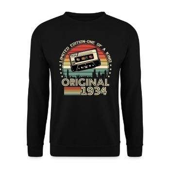 1934 Original - Édition limitée - Sweat-shirt Unisexe - noir - Devant - Alina (178cm) & Michal (187cm)