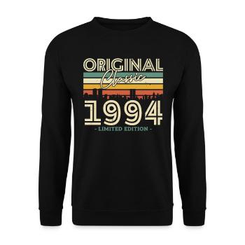 Original Classic 1994 - 30 ans édition limitée - Sweat-shirt Unisexe - noir - Devant - Alina (178cm) & Michal (187cm)