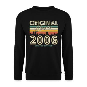 Originaler Klassiker 2006 - Limitierte Edition - Unisex Pullover - Schwarz - Vorne - Alina (178cm) & Michal (187cm)