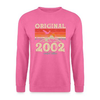 Gift Birthday 2002 21/22 years - Unisex Sweatshirt - pink - Front