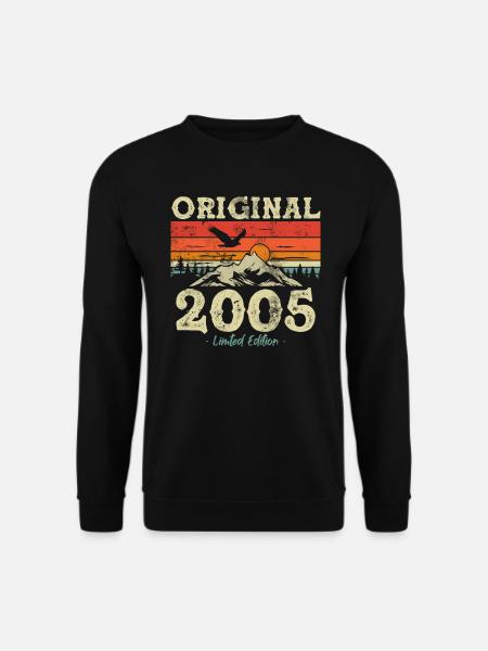 Cadeau Anniversaire 2005 18/19 Ans - Unisex Pullover - Schwarz