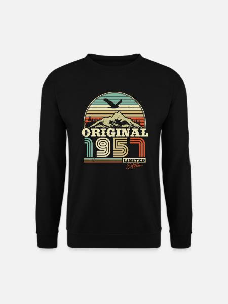 Vintage 1957 Geburtstagsgeschenk - Unisex Pullover - Schwarz