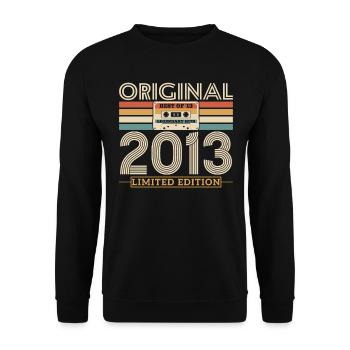 Édition Vintage Anniversaire 2013 - Sweat-shirt Unisexe - noir - Devant - Alina (178cm) & Michal (187cm)