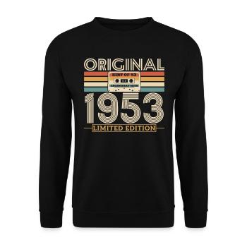 1953 Vintage Anniversary Edition - Sweat-shirt Unisexe - noir - Devant - Alina (178cm) & Michal (187cm)