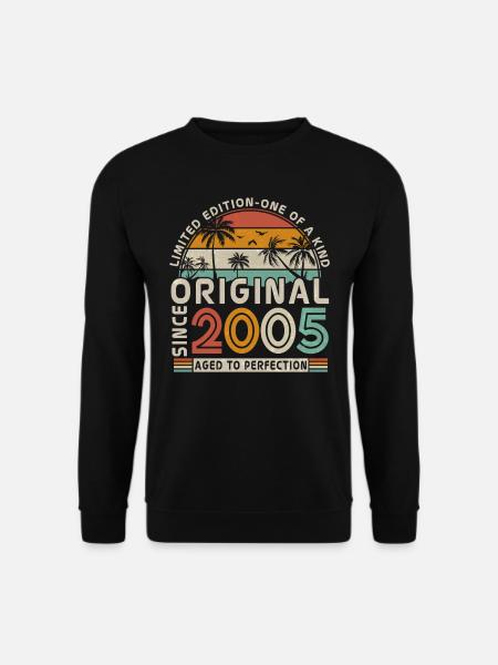 Original 2005 - 18th birthday - Unisex Sweatshirt - black