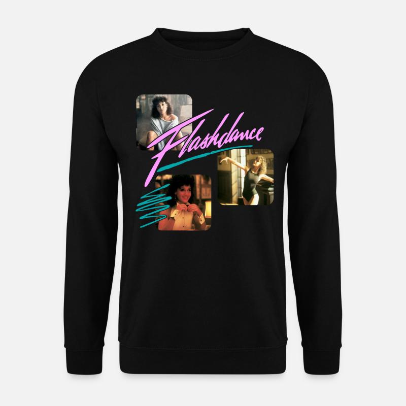 Flashdance 80er-Design Mit Alex Owens - Unisex Pullover - Schwarz