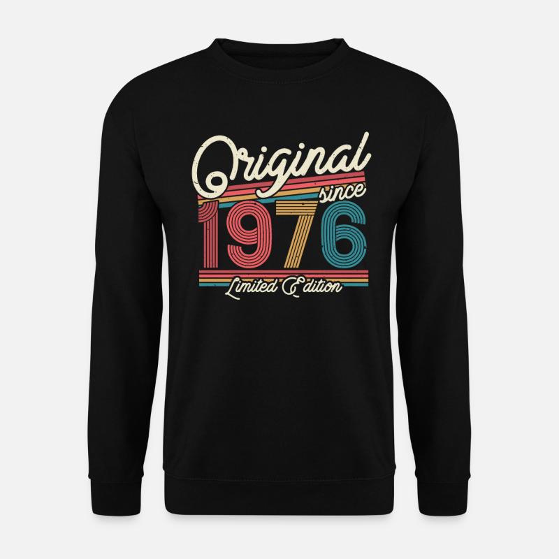 Gift 47/48 Birthday 1976 - Unisex Sweatshirt - black