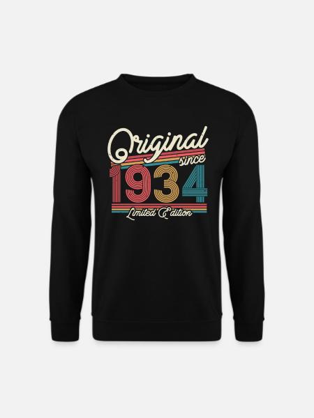 Gift 89/90th birthday 1934 - Unisex Sweatshirt - black