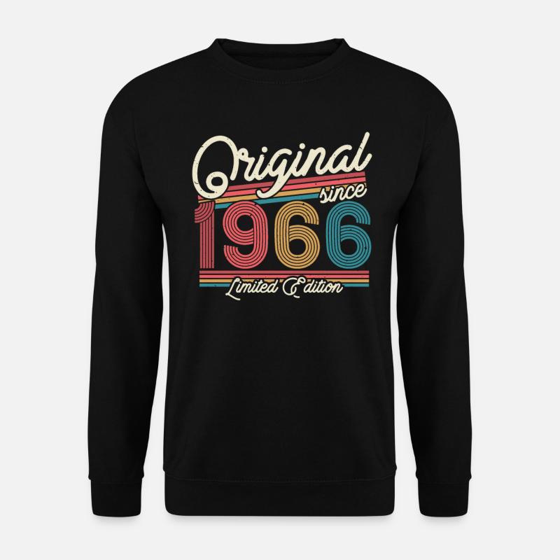 Gift 57/58, born 1966 - Unisex Sweatshirt - black