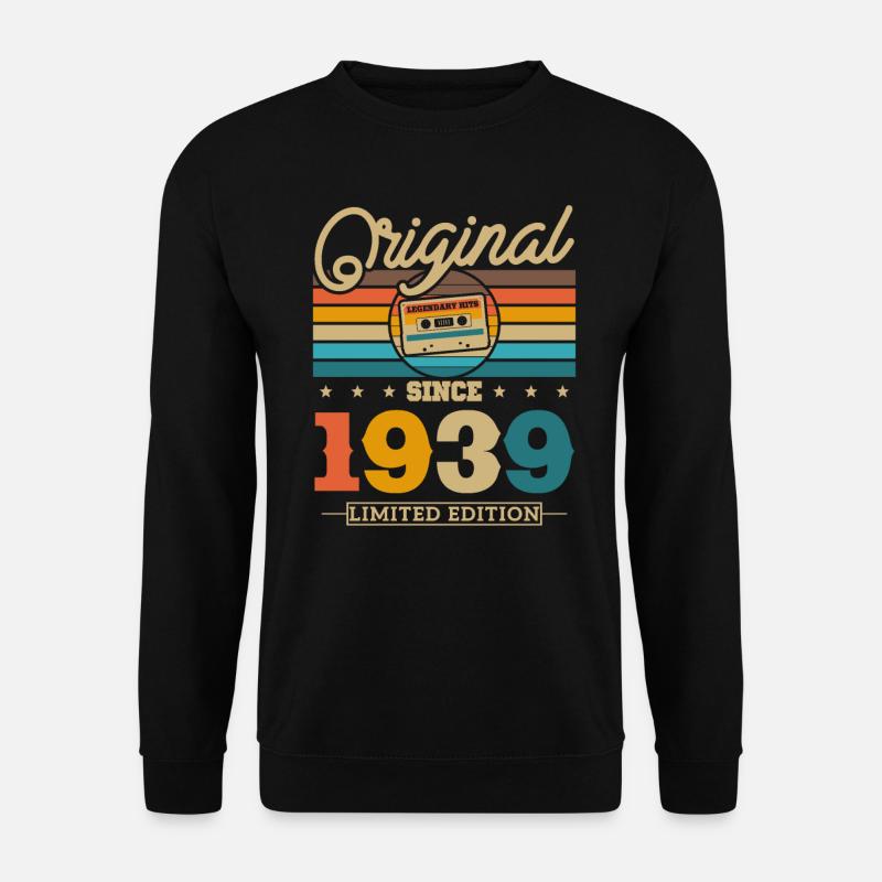 1939 Anniversaire du millésime - Sweat-shirt Unisexe - noir