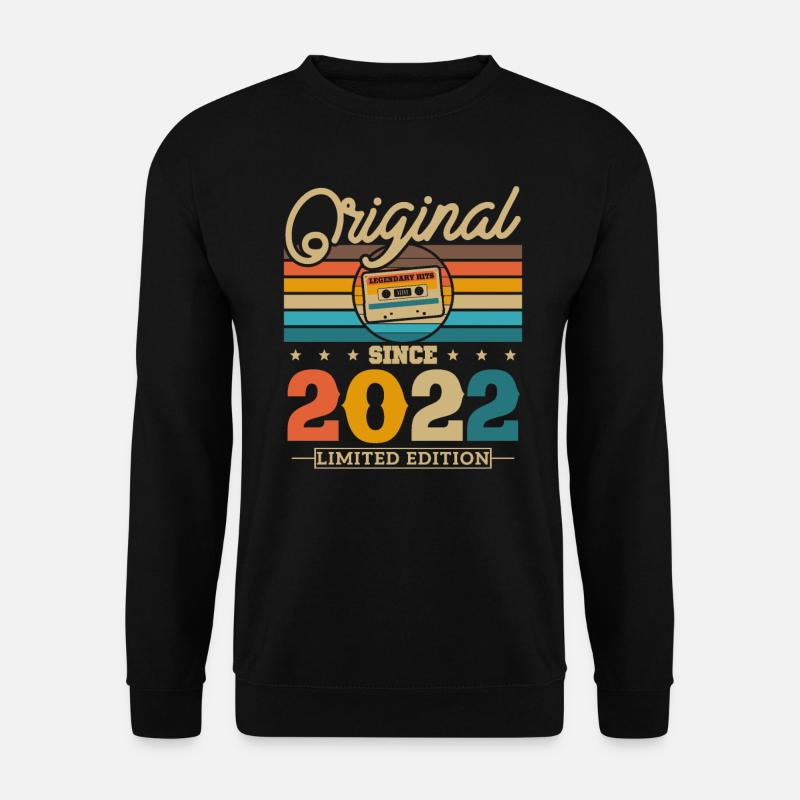 2022 Monatskalender Geschenk - Unisex Pullover - Schwarz