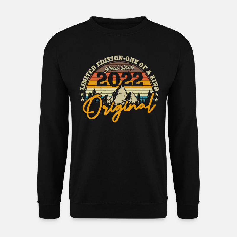 Retro Geschenkidee 2022 - Unisex Pullover - Schwarz