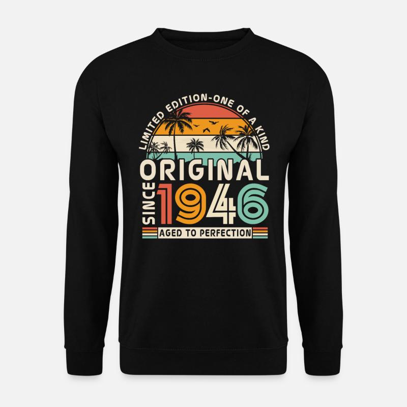 1946 Birthday legend - Unisex Sweatshirt - black