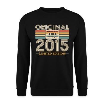 Legendary since 2015 - Unisex Sweatshirt - black - Front - Alina (178cm) & Michal (187cm)