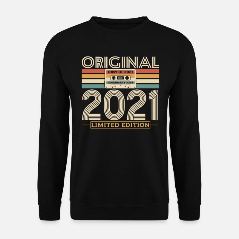 Retro Geschenk 2021 - Unisex Pullover - Schwarz