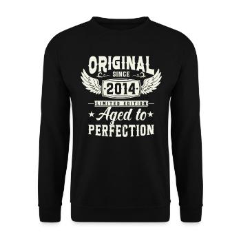 Millésime légendaire 2014 - Sweat-shirt Unisexe - noir - Devant - Alina (178cm) & Michal (187cm)