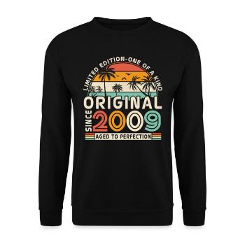 Geboren zur Legende - 2009 - Unisex Pullover - Schwarz - Vorne - Alina (178cm) & Michal (187cm)