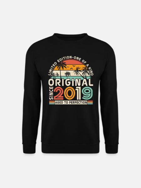 Cadeau légendaire : millésime 2019 - Sweat-shirt Unisexe - noir