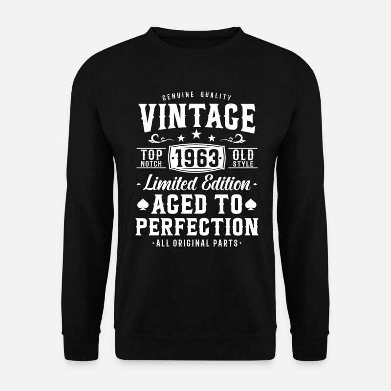 Nostalgic 60th birthday present - Unisex Sweatshirt - black