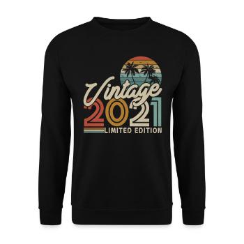 Millésime légendaire 2021 - Sweat-shirt Unisexe - noir - Devant - Alina (178cm) & Michal (187cm)