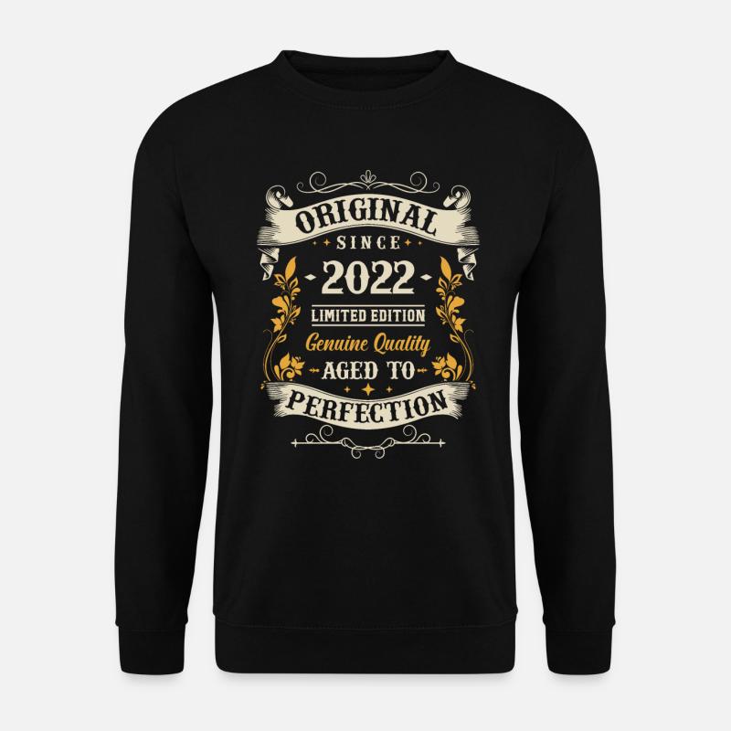 Nostalgic birthday gift 2022 - Unisex Sweatshirt - black