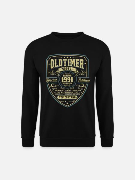 Legendäres Jahrgangsgeschenk '91 - Unisex Pullover - Schwarz