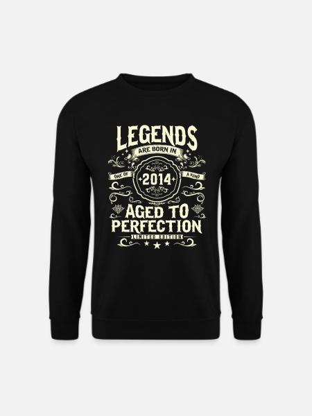 Legendary year of birth 2014 - Unisex Sweatshirt - black