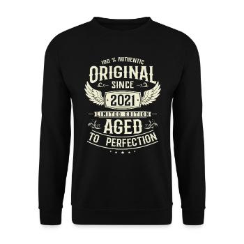 Anniversaire légendaire 2021 - Sweat-shirt Unisexe - noir - Devant - Alina (178cm) & Michal (187cm)