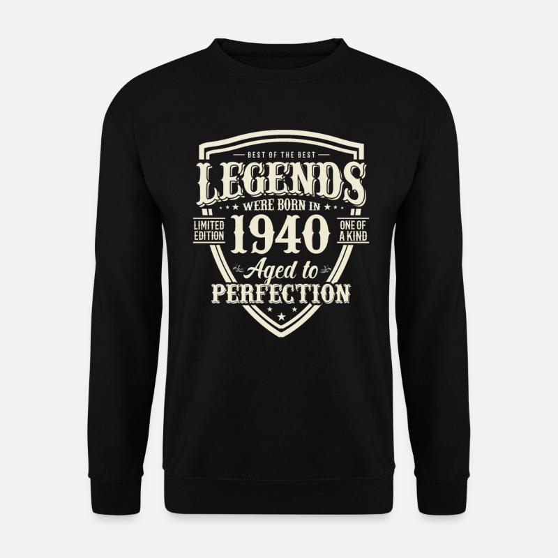 1940 Legends Gift - Unisex Sweatshirt - black