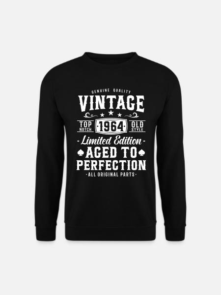 Retro Gift 59/60 Year 1964 - Unisex Sweatshirt - black