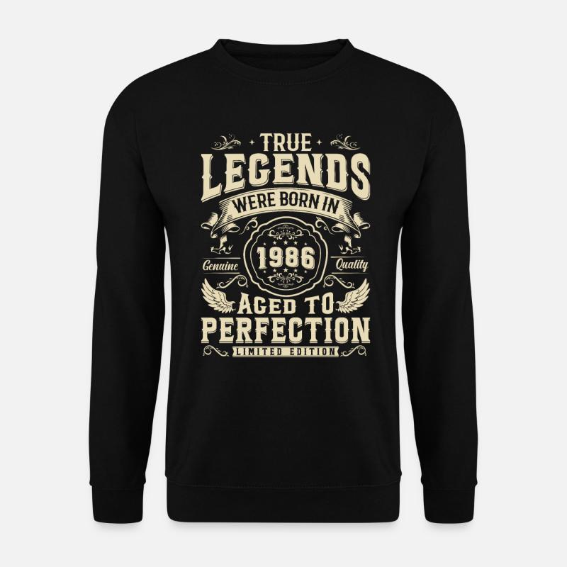 Legendär seit 1986 - Unisex Pullover - Schwarz