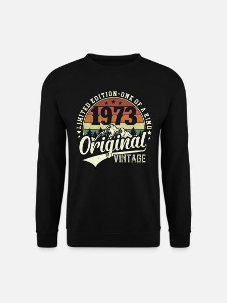 Legendärer 1973er Jahrgang - Unisex Pullover - Schwarz