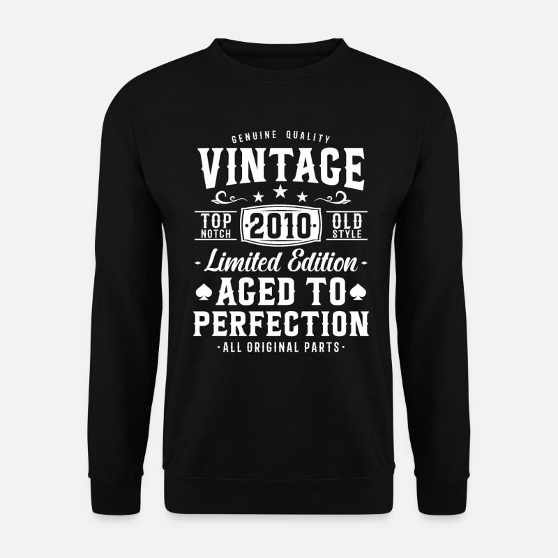 Nostalgie-Geschenk 2010 - Unisex Pullover - Schwarz