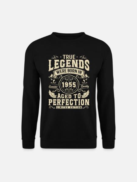 1955 - Legend Year - Unisex Sweatshirt - black