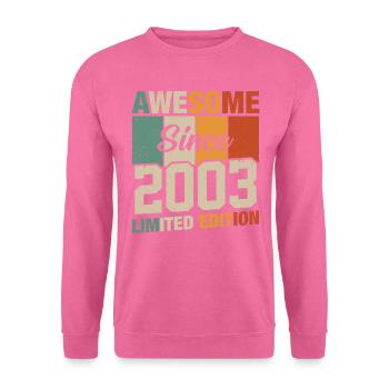 Vintage Anniversary 20/21 Years - Unisex Sweatshirt - pink - Front