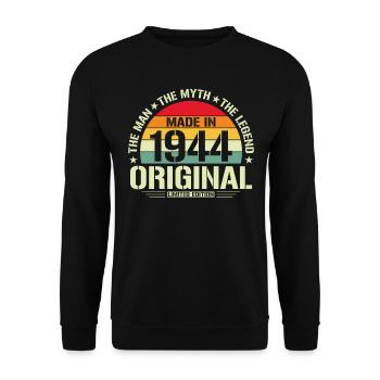 Classics 1944 - Unisex Sweatshirt - black - Front - Alina (178cm) & Michal (187cm)