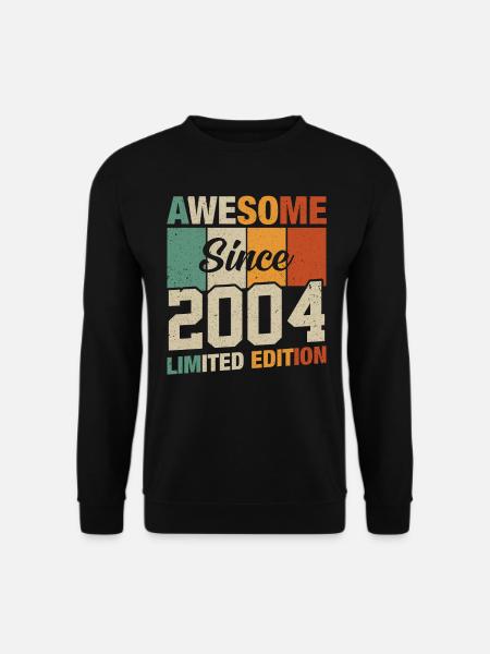 Legendärer Jahrgang 2004 - Unisex Pullover - Schwarz