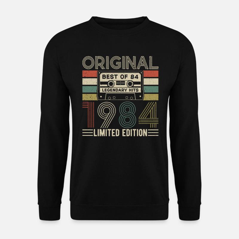 1984 Jahrgang - Unisex Pullover - Schwarz