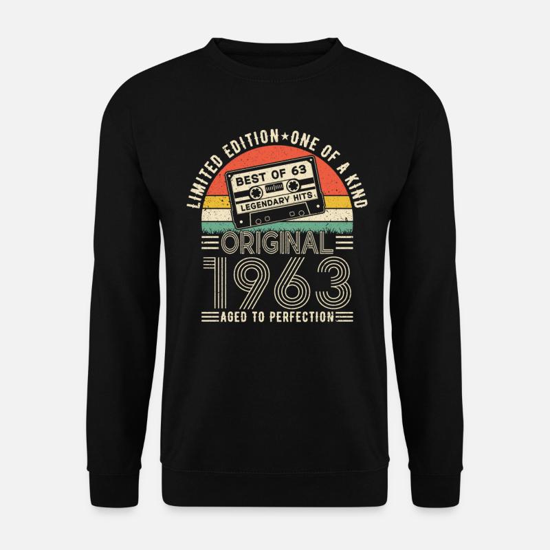 1963 - Legendärer Jahrgang - Unisex Pullover - Schwarz