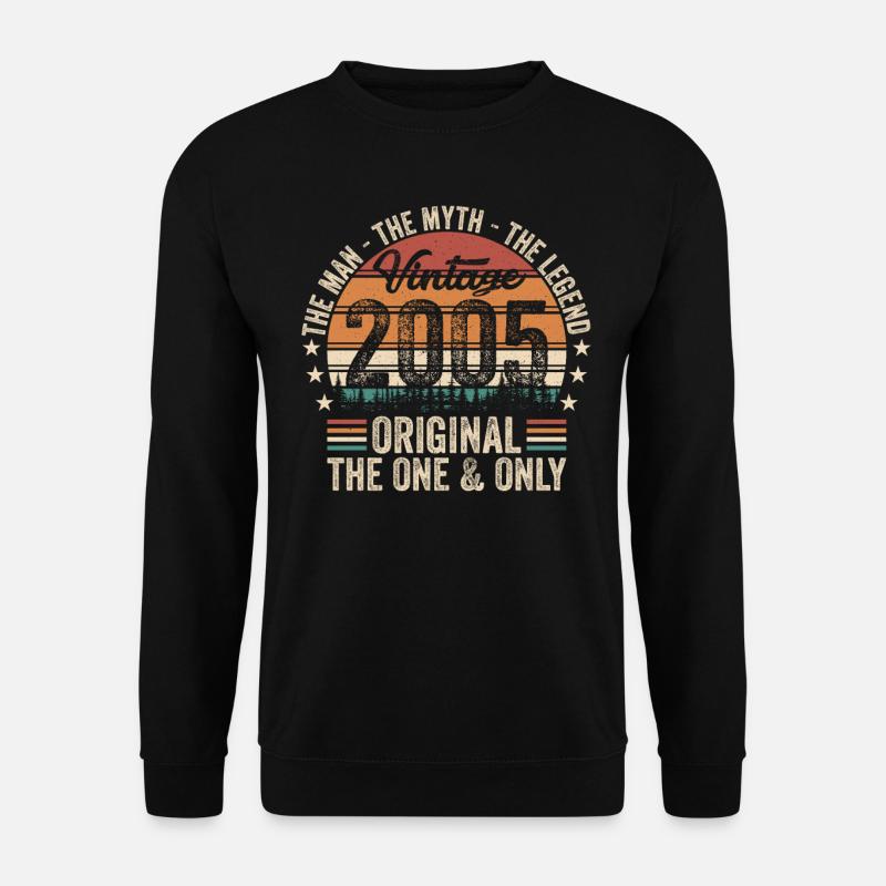 2005 - Funny 18th birthday - Unisex Sweatshirt - black