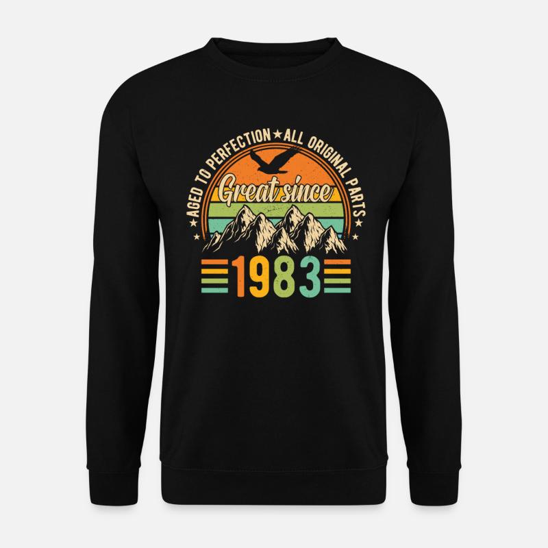 1983 Birthday - Unisex Sweatshirt - black