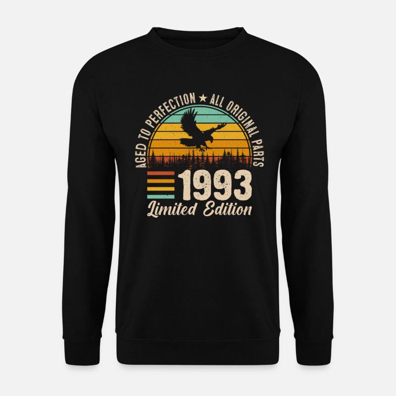 1993 Geburtstag - Unisex Pullover - Schwarz