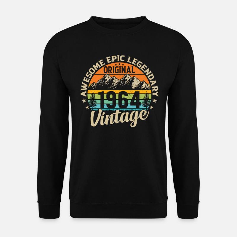 1964 - 60th birthday - Unisex Sweatshirt - black