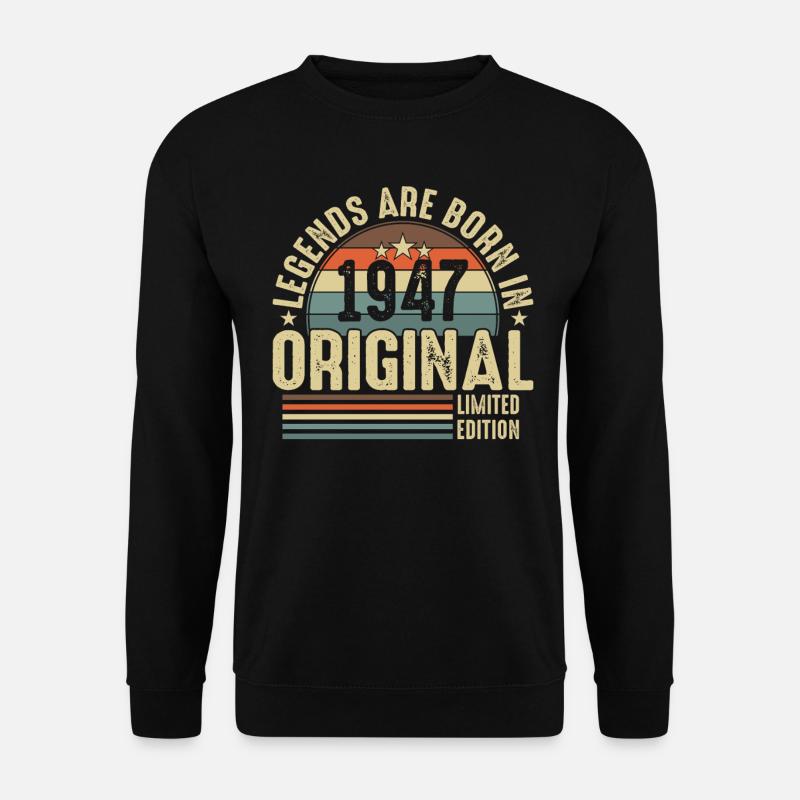 Anniversaire 1947 - Sweat-shirt Unisexe - noir