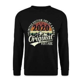 T-shirt d’anniversaire légendaire 2020 - Sweat-shirt Unisexe - noir - Devant - Alina (178cm) & Michal (187cm)