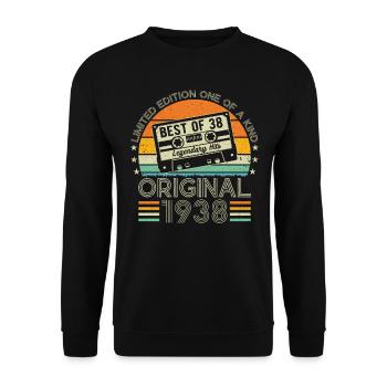 1938 - A legendary journey through time - Unisex Sweatshirt - black - Front - Alina (178cm) & Michal (187cm)