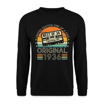 1936 - Une année légendaire - Sweat-shirt Unisexe - noir - Devant - Alina (178cm) & Michal (187cm)