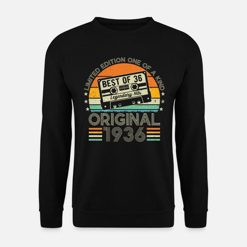 1936 - A legendary year - Unisex Sweatshirt - black